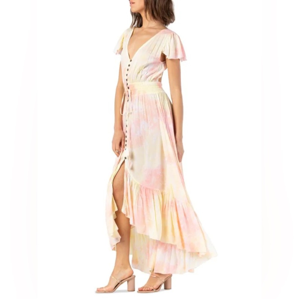 New Moon High Low Tie-Dye Maxi Dress
